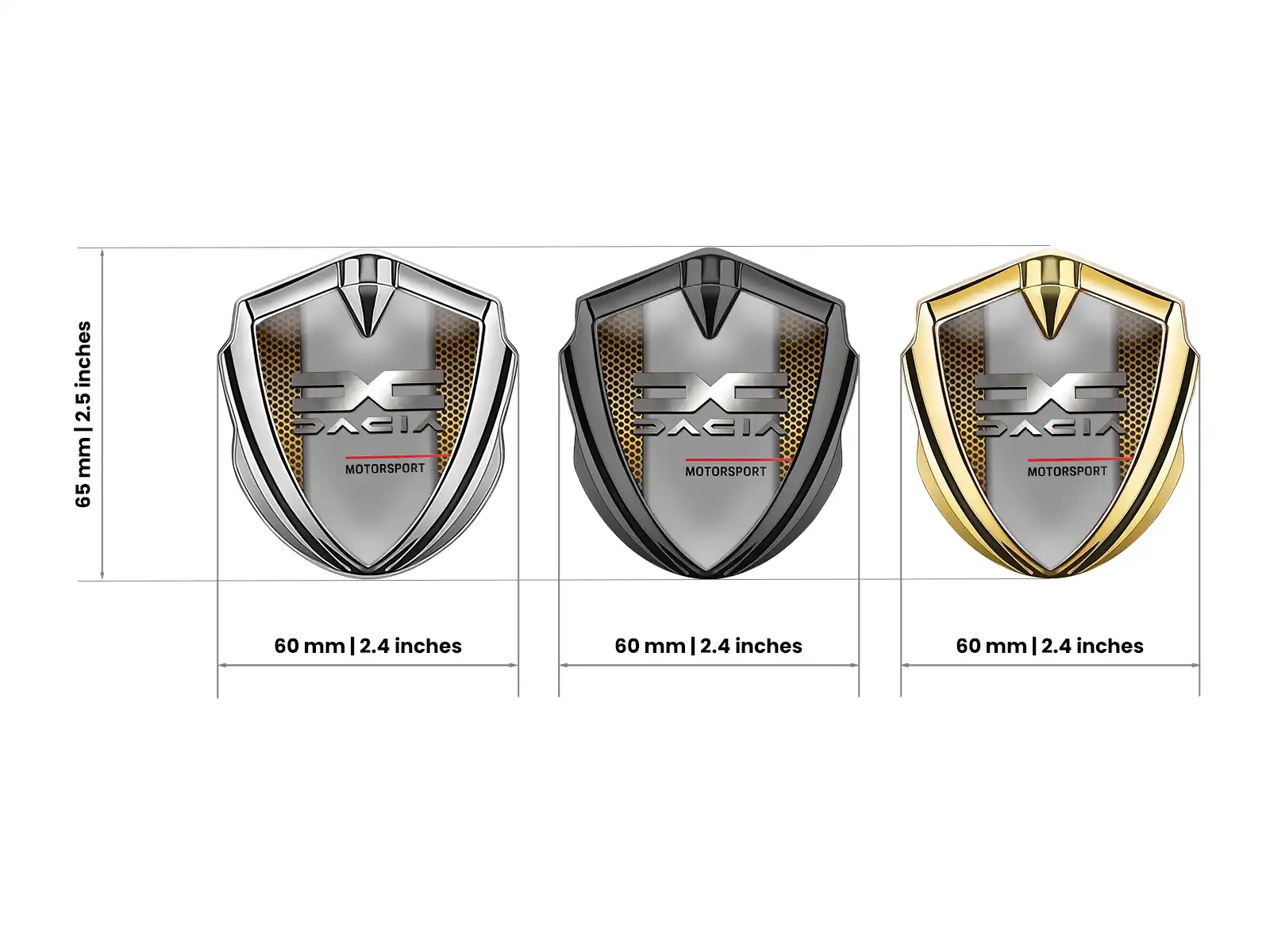 Dacia Auto Logo Abzeichen Max Design Robustes Metall 